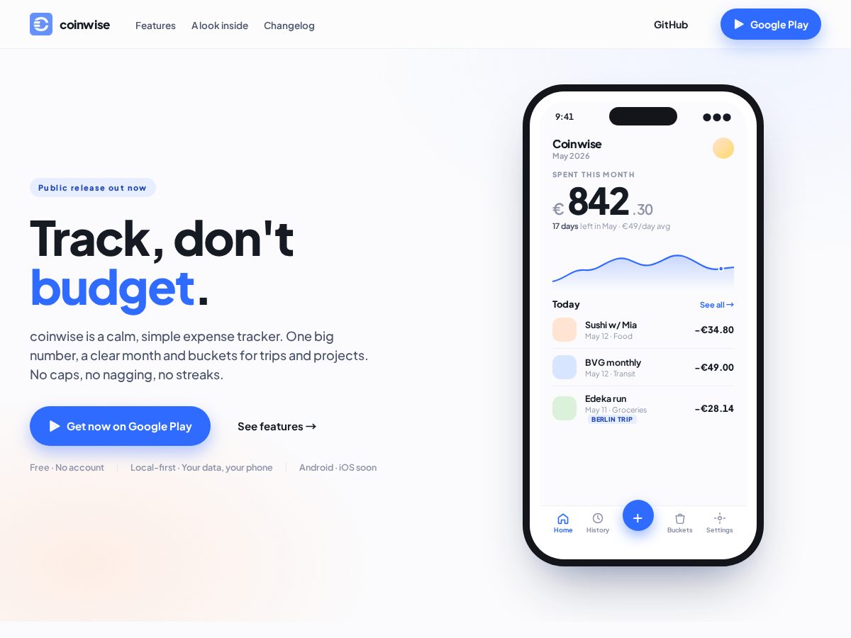 Landing-page snapshot of get-coinwise.app