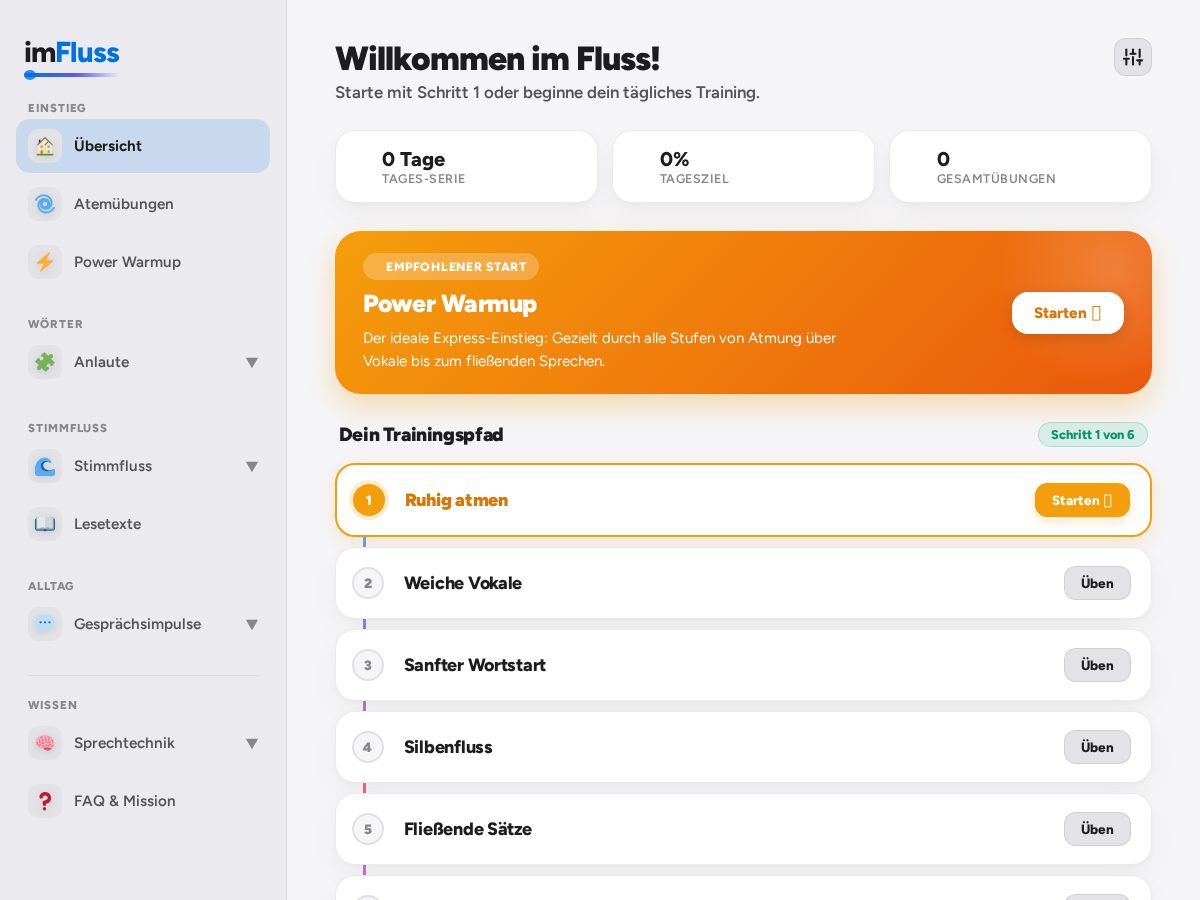 Landing-page snapshot of imfluss.app