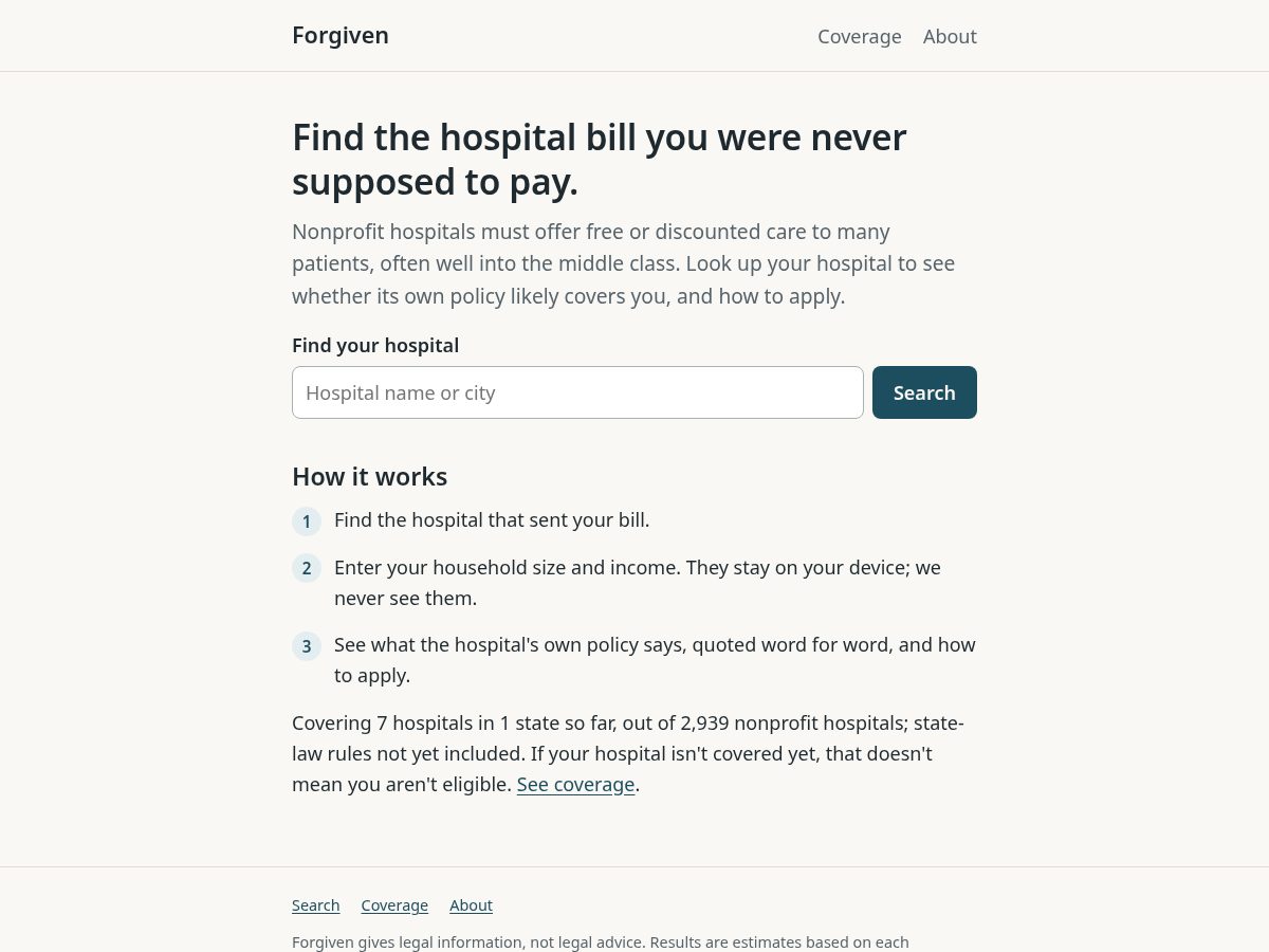 Landing-page snapshot of inthebeginning.app