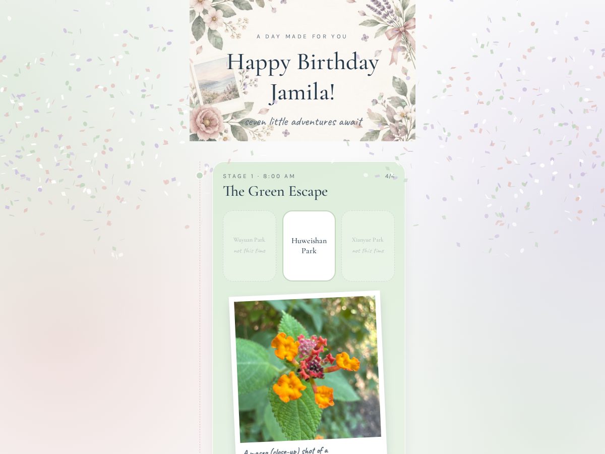 Landing-page snapshot of jamila.live