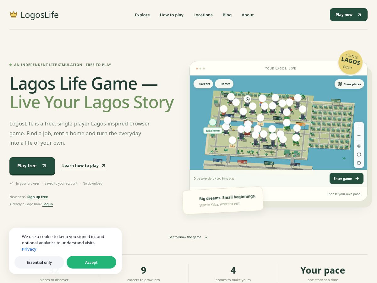 Landing-page snapshot of lagoslifeapp.app