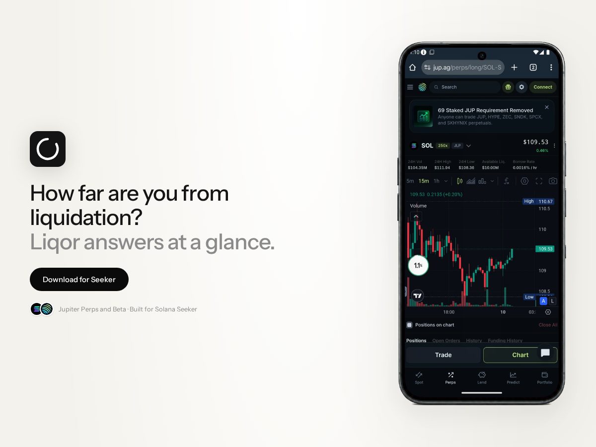 Landing-page snapshot of liqorapp.xyz