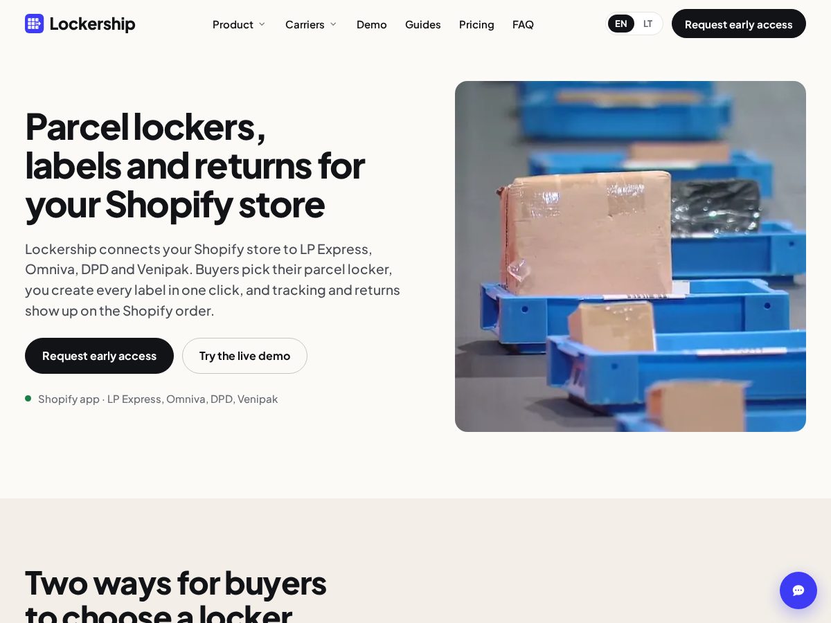 Landing-page snapshot of lockership.app