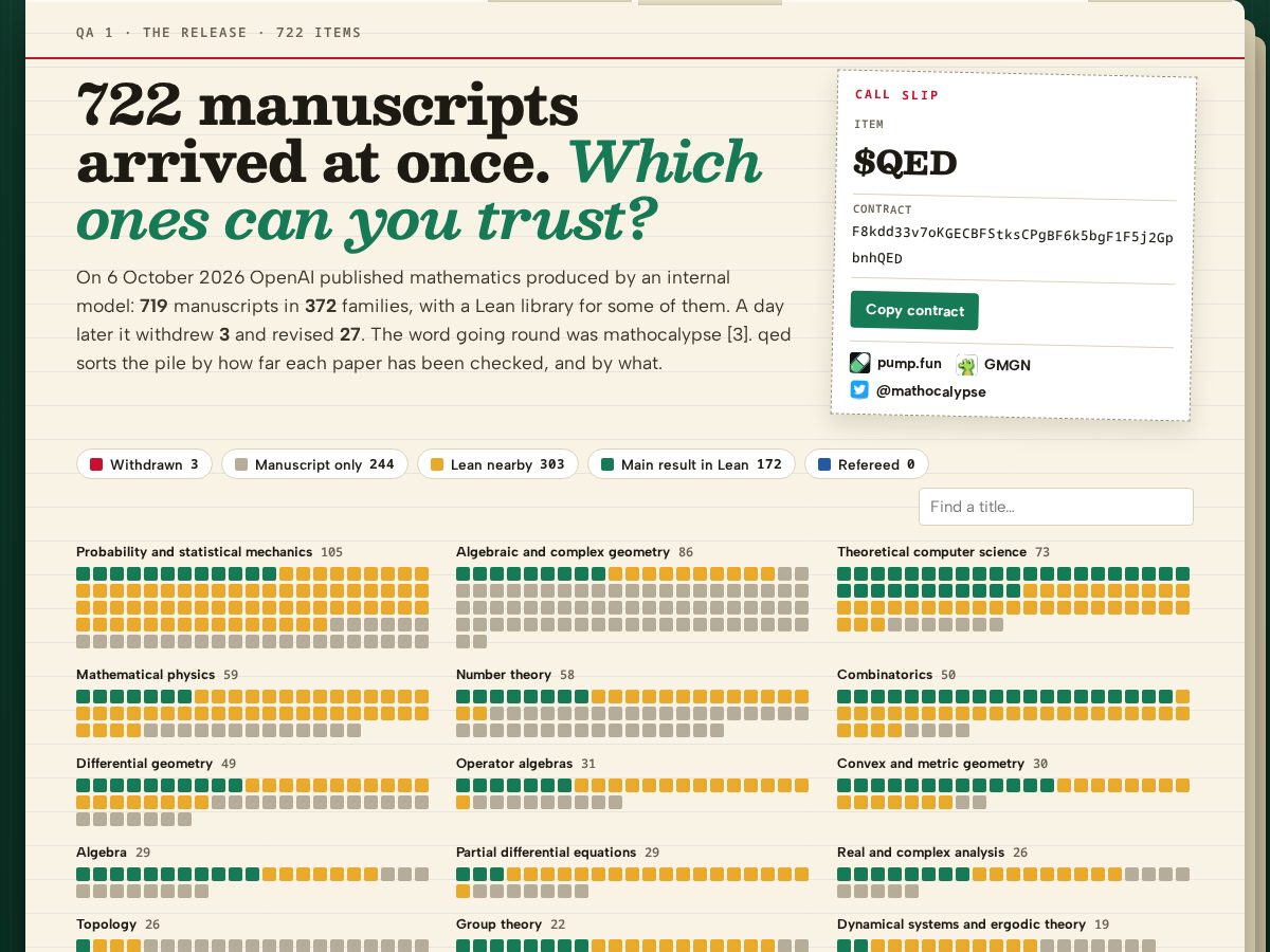 Landing-page snapshot of mathocalypse.digital