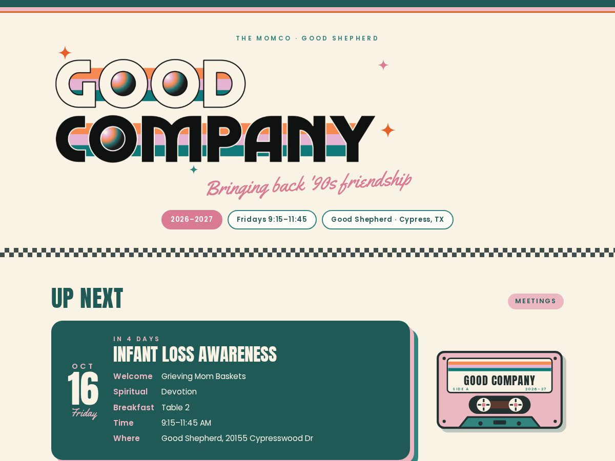 Landing-page snapshot of momco.fun