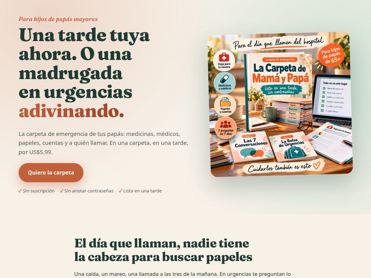 Landing-page snapshot of novasoluciones.store