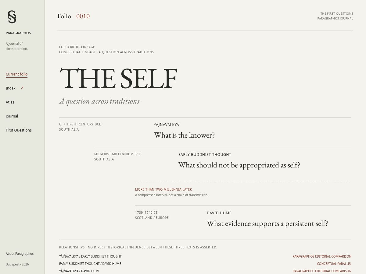 Landing-page snapshot of paragraphos.org