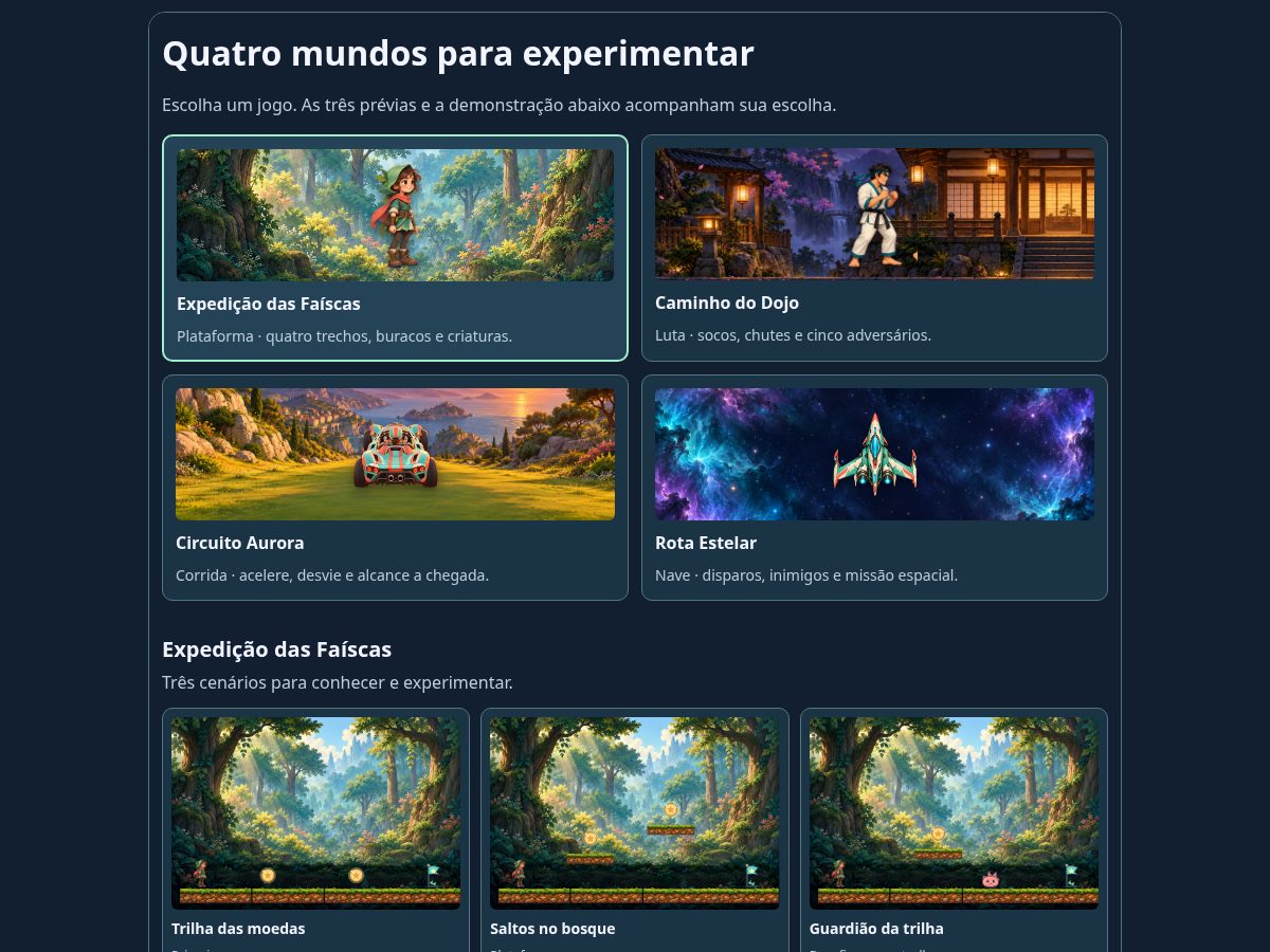 Landing-page snapshot of playforgeai.dev