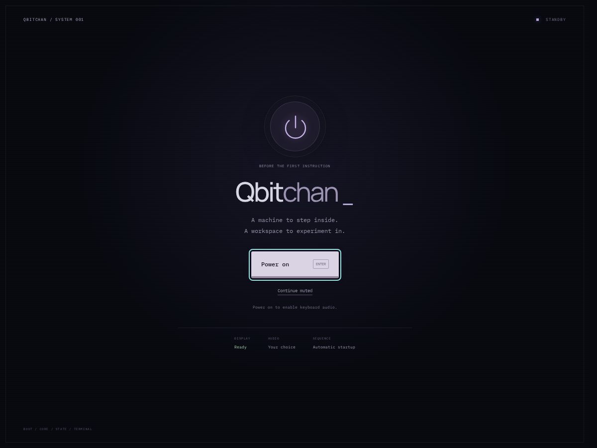 Landing-page snapshot of qbitchan.codes
