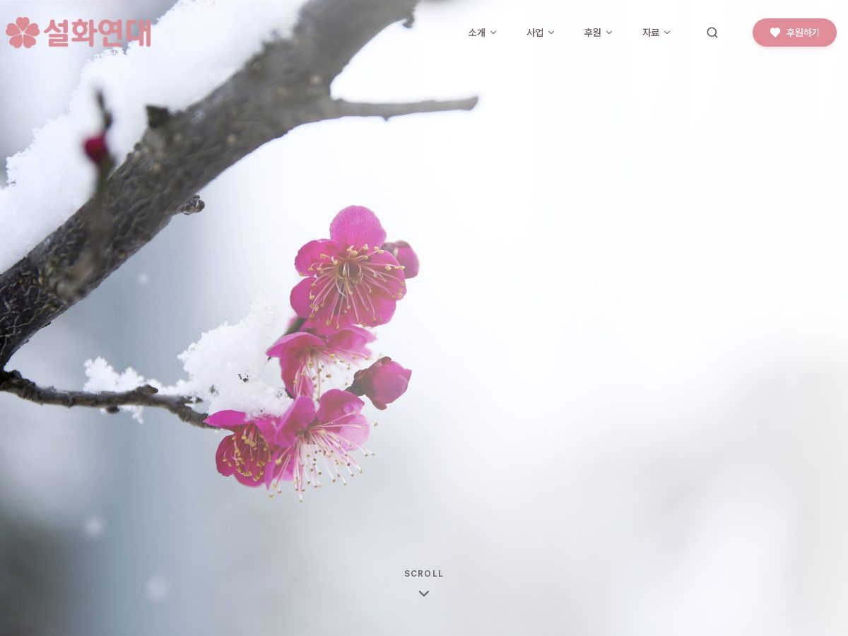Landing-page snapshot of seolhwayondae.org