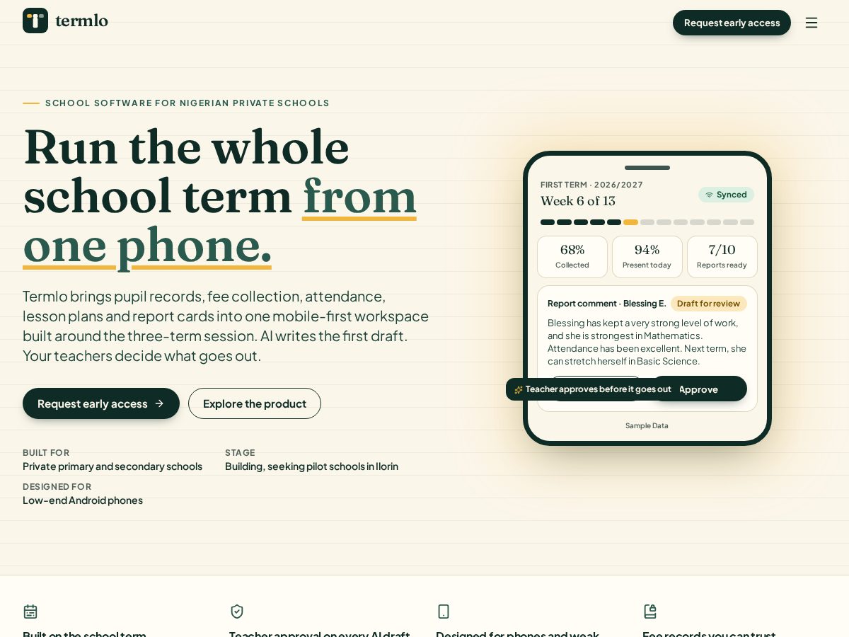 Landing-page snapshot of termlo.site