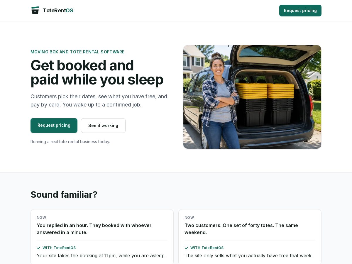 Landing-page snapshot of toterentos.app