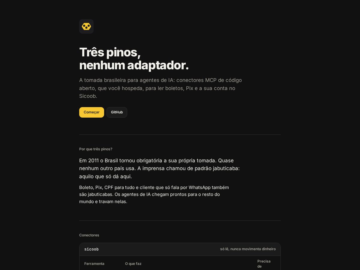 Landing-page snapshot of trespinos.dev