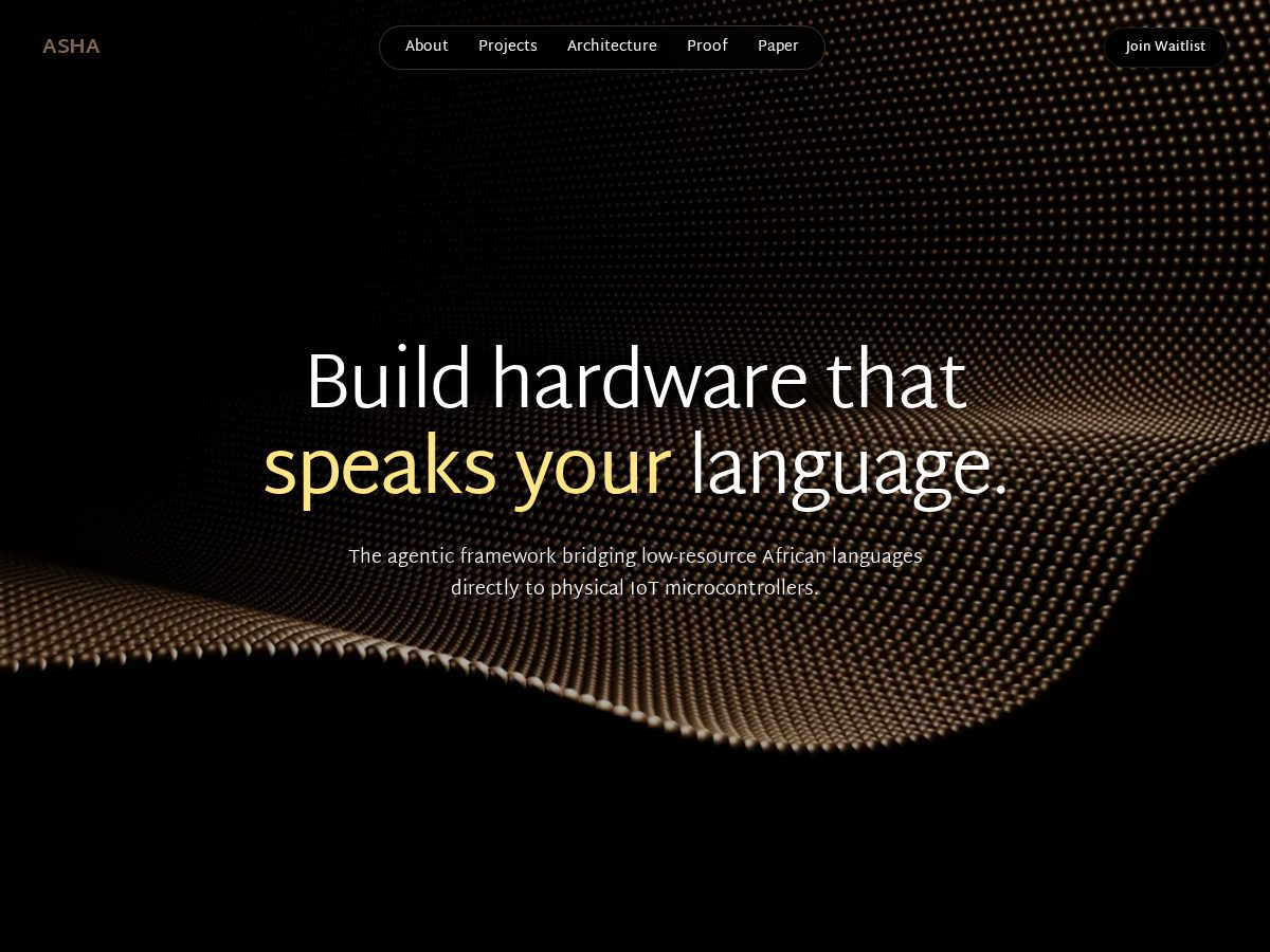 Landing-page snapshot of try-asha.online
