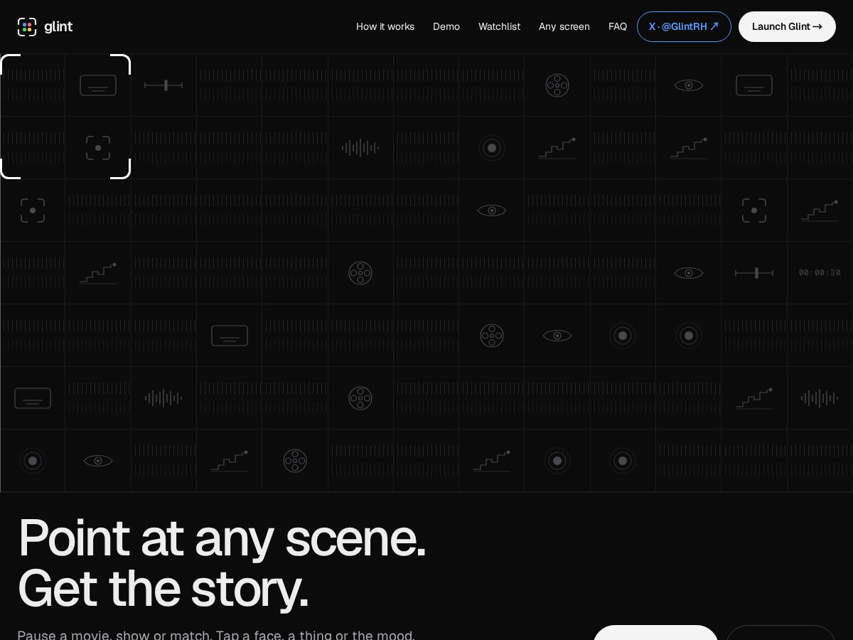Landing-page snapshot of useglint.net