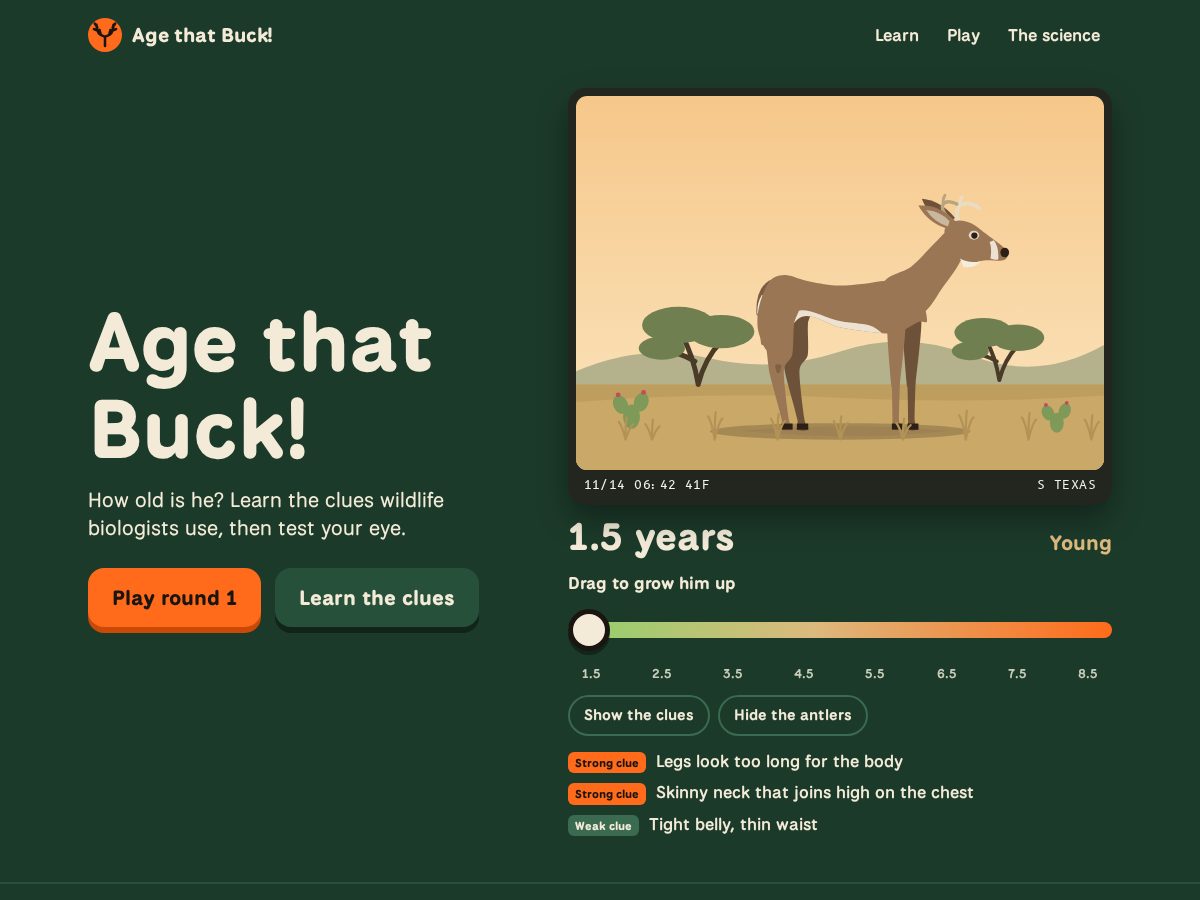 Landing-page snapshot of agethatbuck.com
