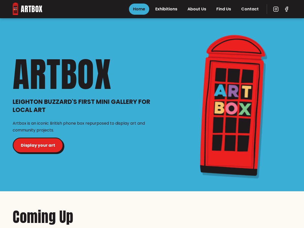 Landing-page snapshot of artboxlb.com