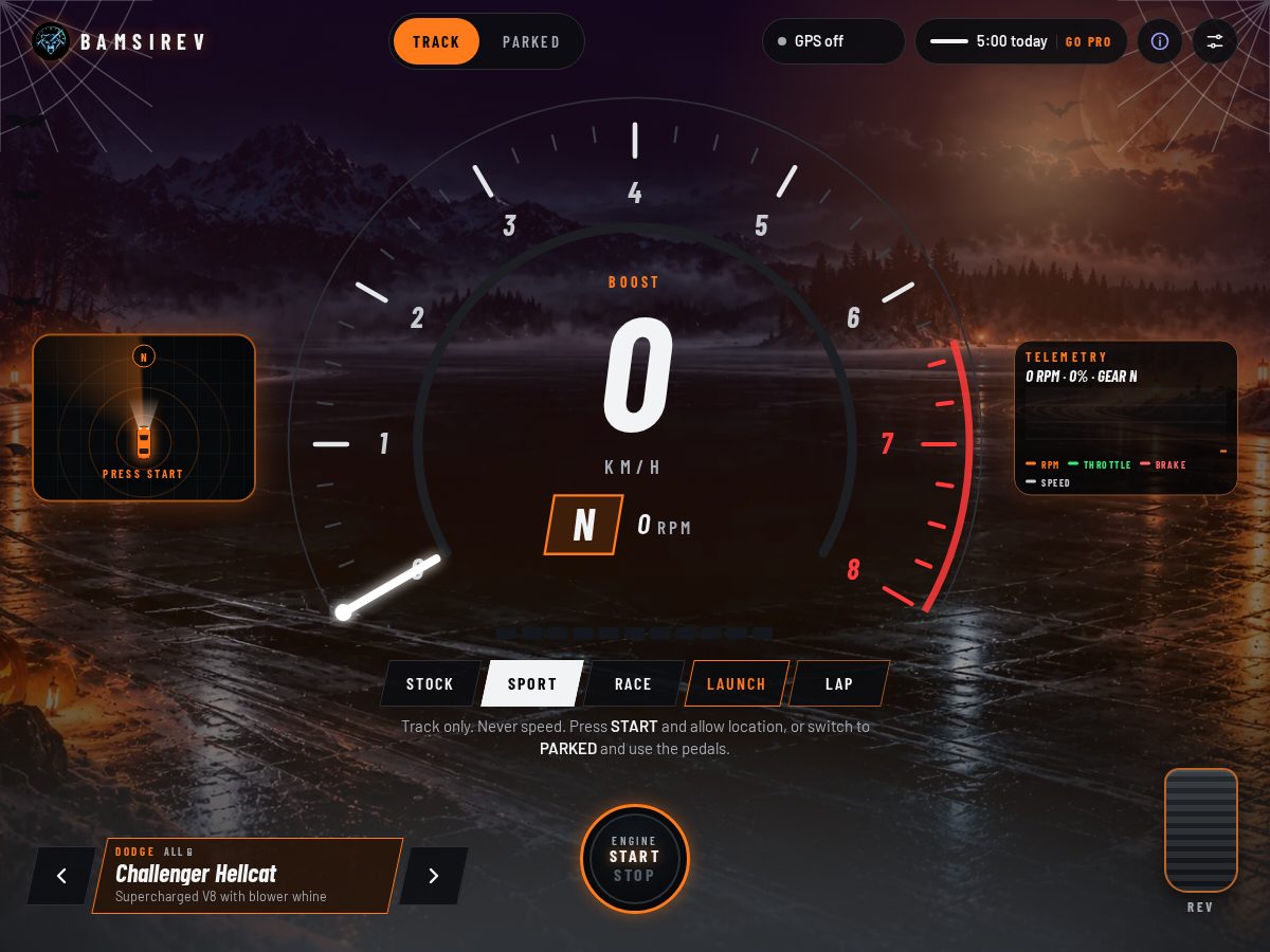 Landing-page snapshot of bamsirev.com
