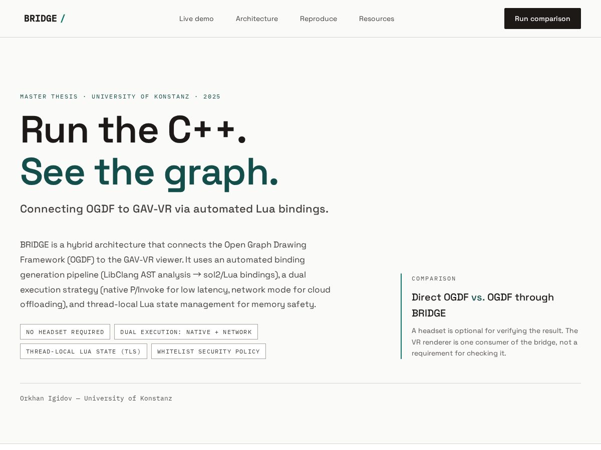 Landing-page snapshot of bridgeengine.tech