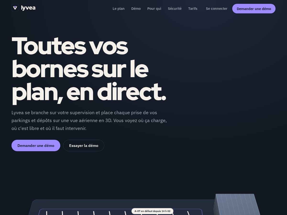 Landing-page snapshot of getlyvea.com