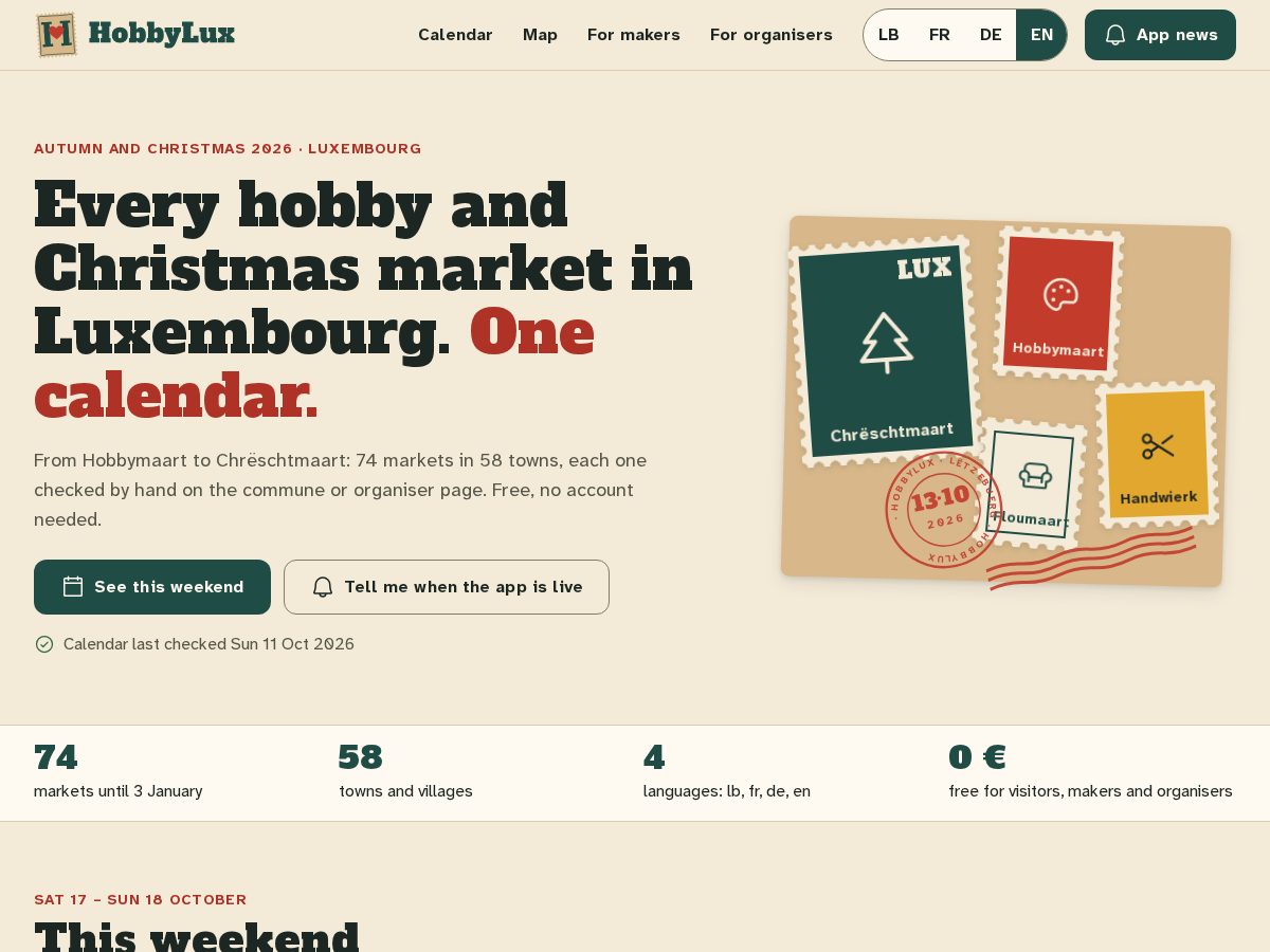 Landing-page snapshot of hobbylux.app