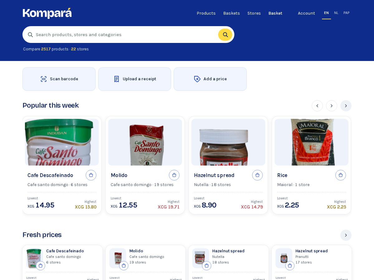 Landing-page snapshot of komparacuracao.com