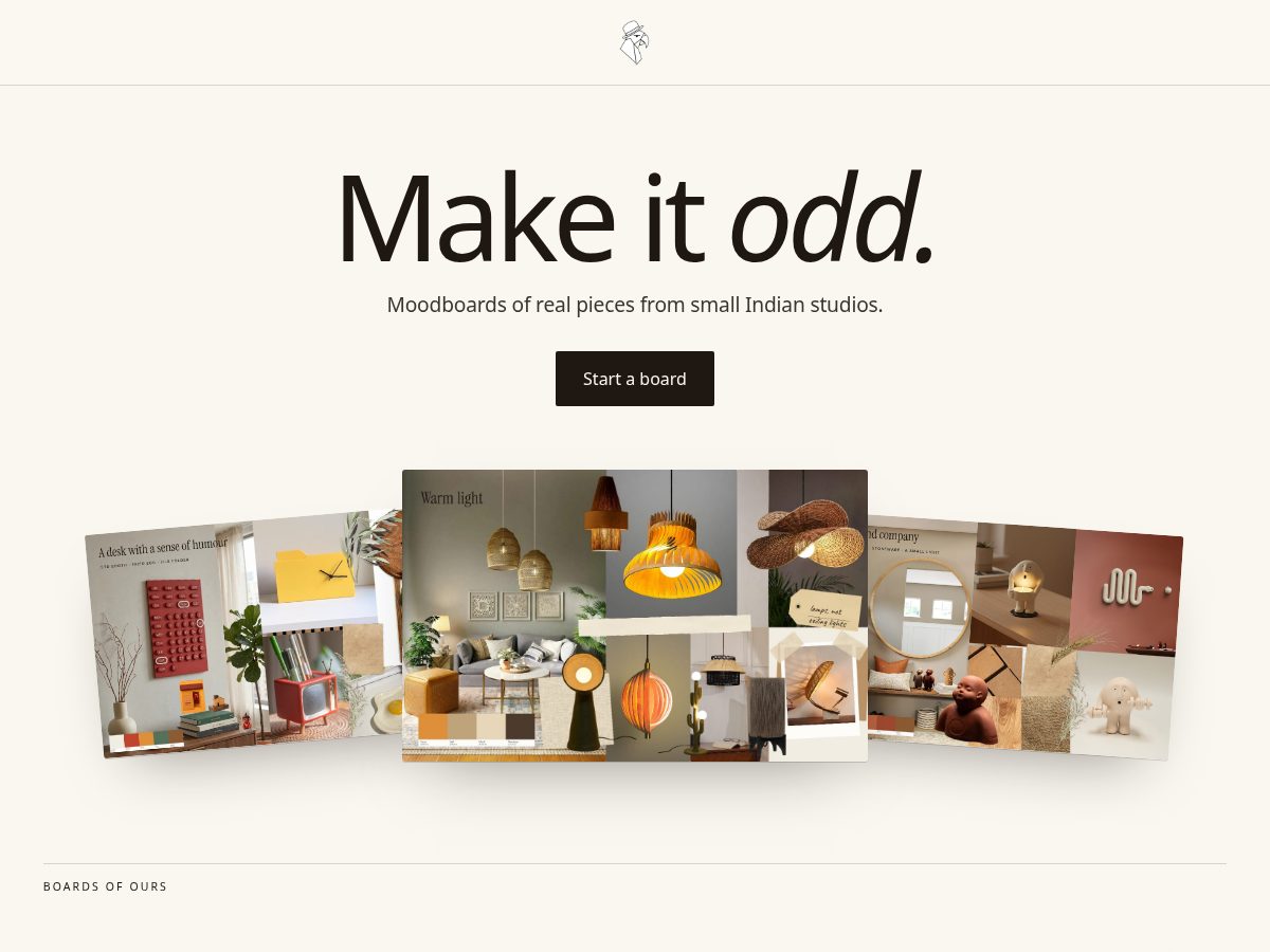 Landing-page snapshot of oddbird.club