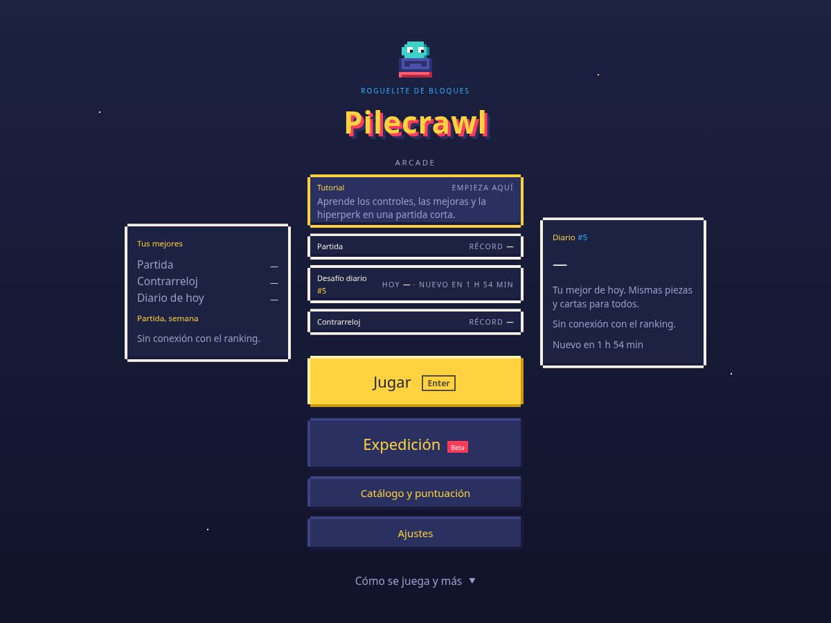 Landing-page snapshot of pilecrawl.fun