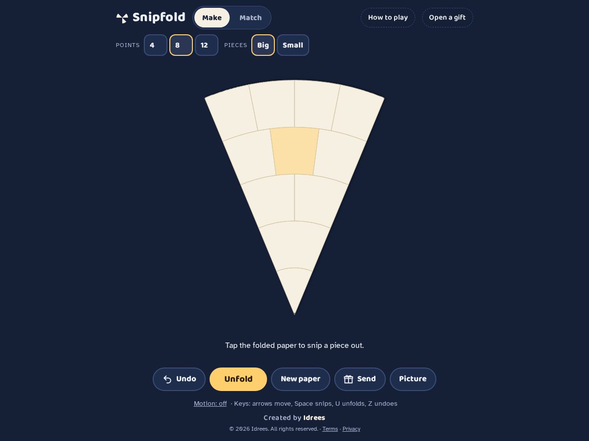 Landing-page snapshot of snipfold.online