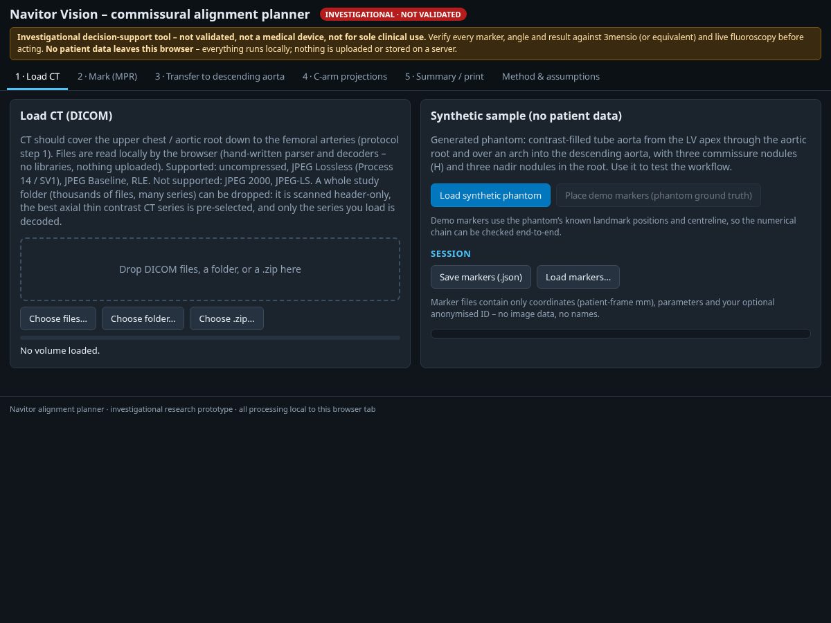 Landing-page snapshot of tavialign.com