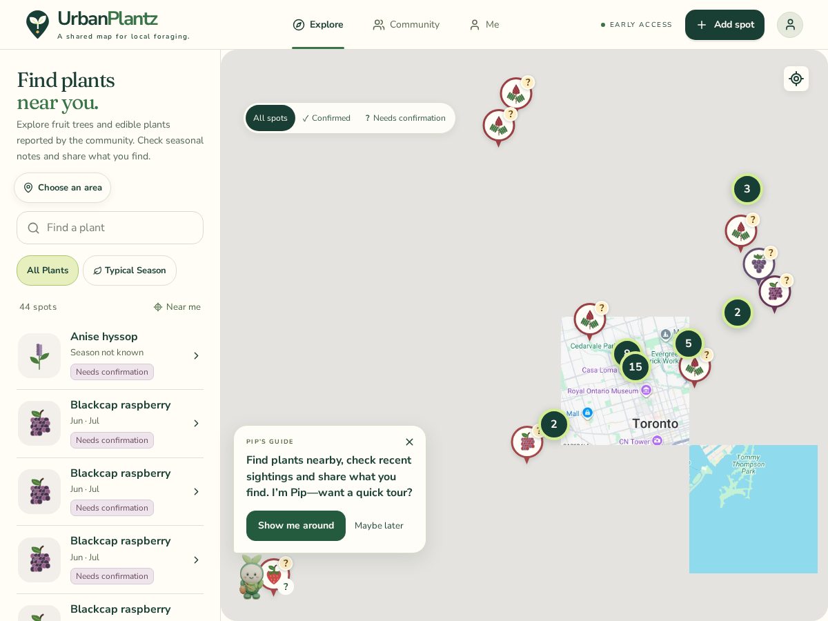 Landing-page snapshot of urbanplantz.com