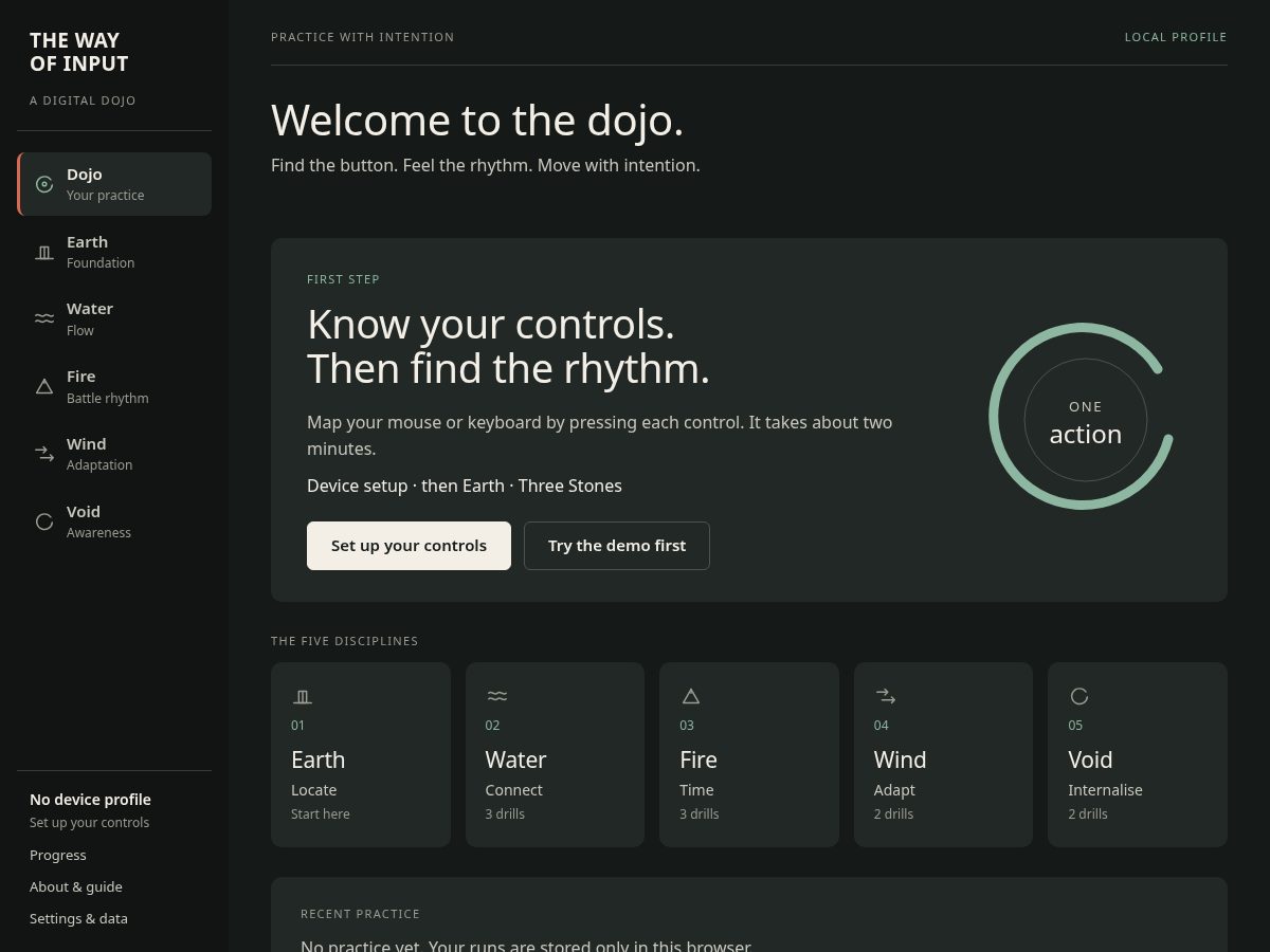 Landing-page snapshot of way-of-input.com