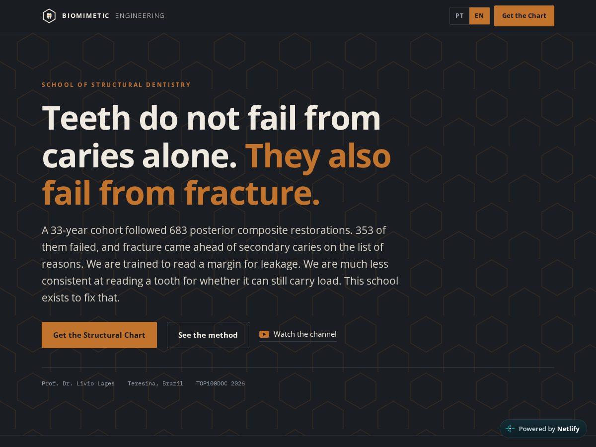 Landing-page snapshot of biomimeticengineering.com