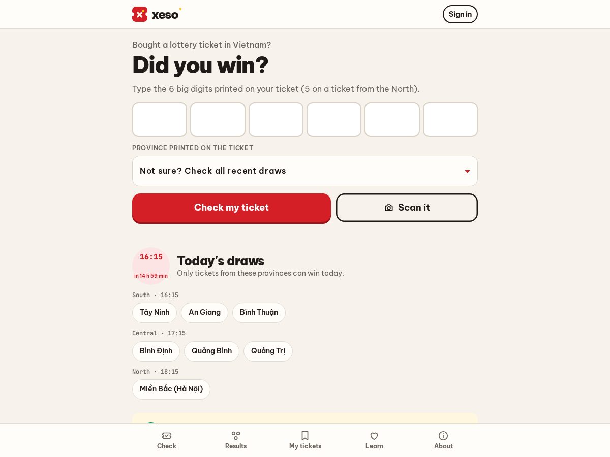 Landing-page snapshot of checkxeso.com
