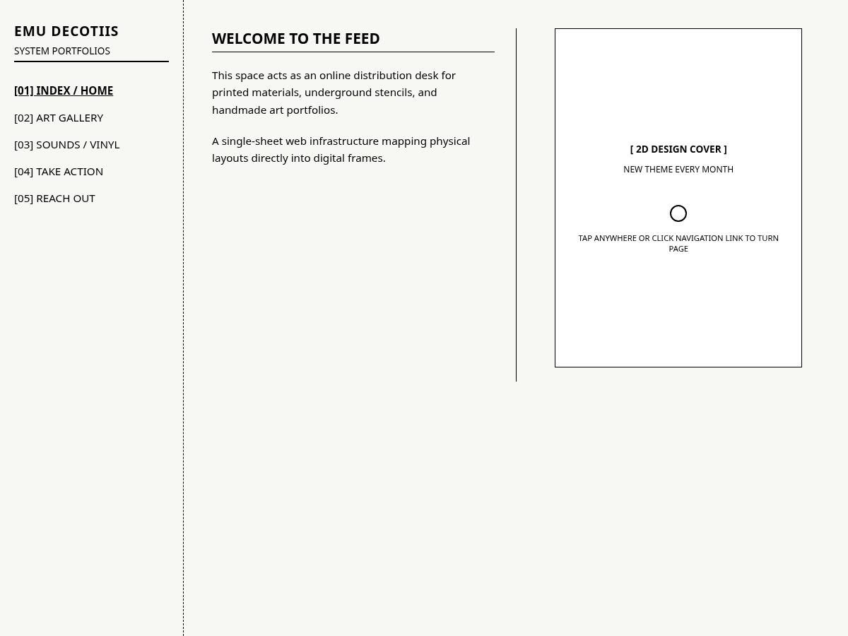 Landing-page snapshot of emudecotiis.com