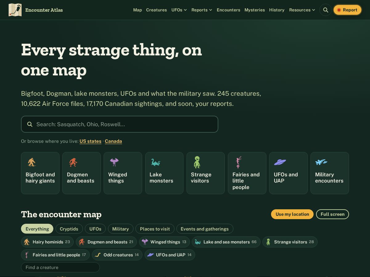 Landing-page snapshot of encounteratlas.com