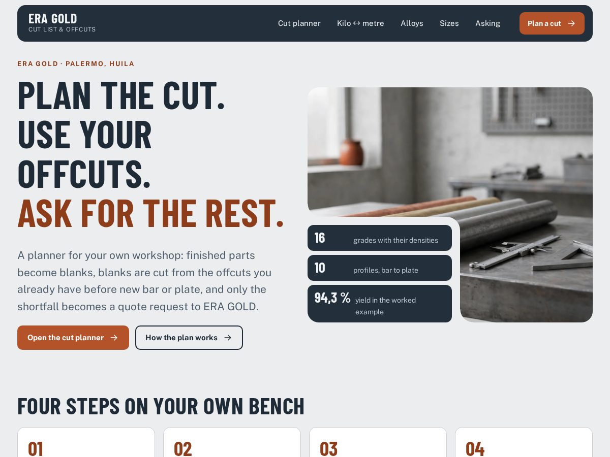 Landing-page snapshot of eragoldsas.homes