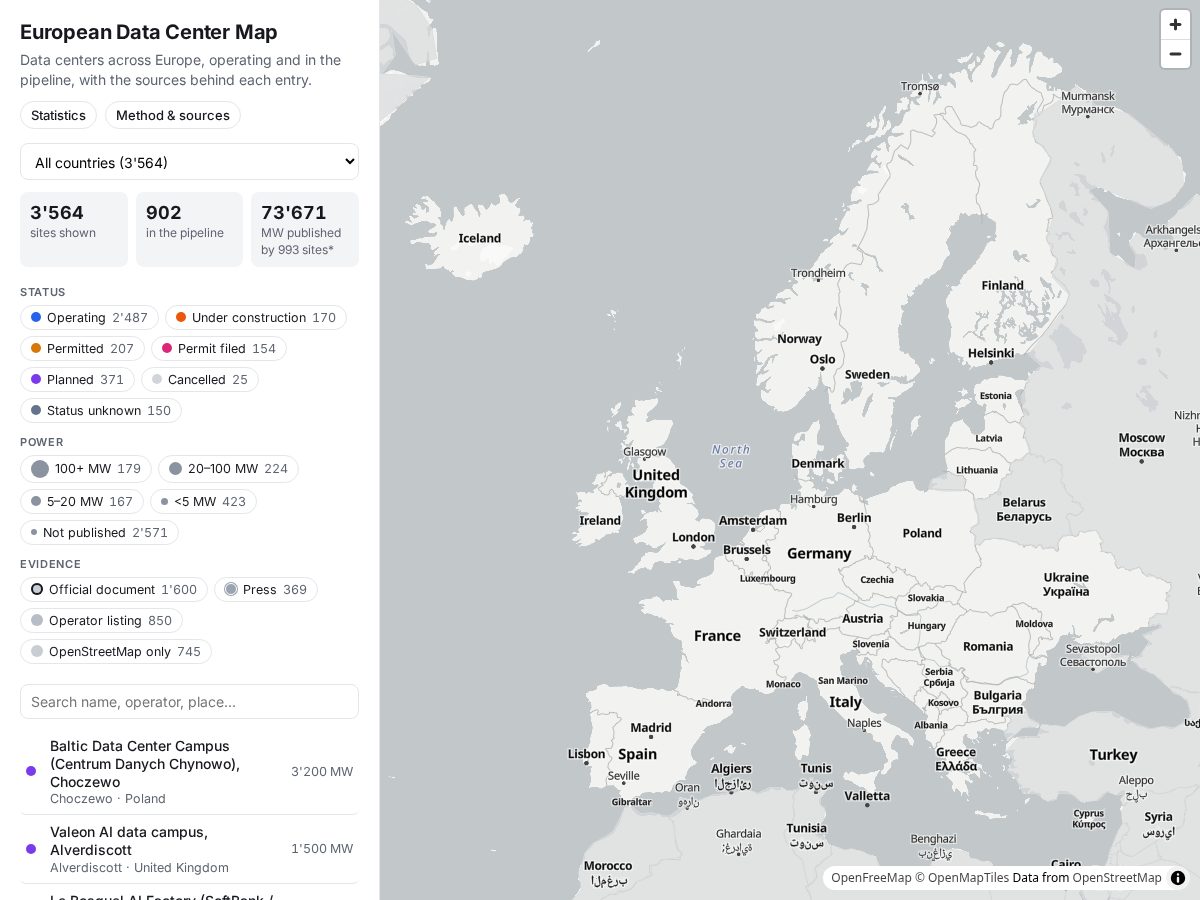 Landing-page snapshot of eudcmaps.com