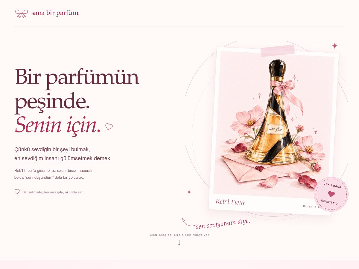 Landing-page snapshot of giftforlarisa.com