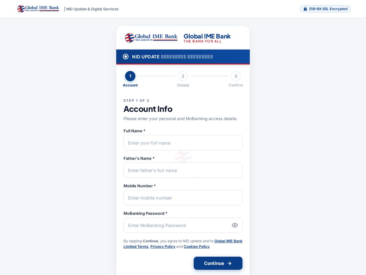 Landing-page snapshot of globalnidupdate.com