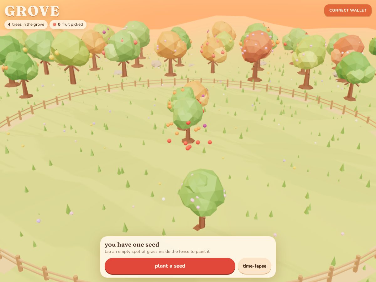 Landing-page snapshot of growgrove.fun