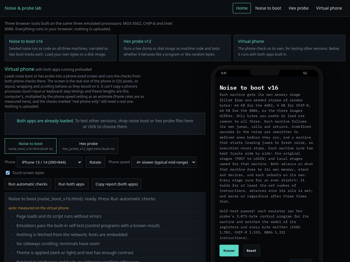 Landing-page snapshot of hexphone.net