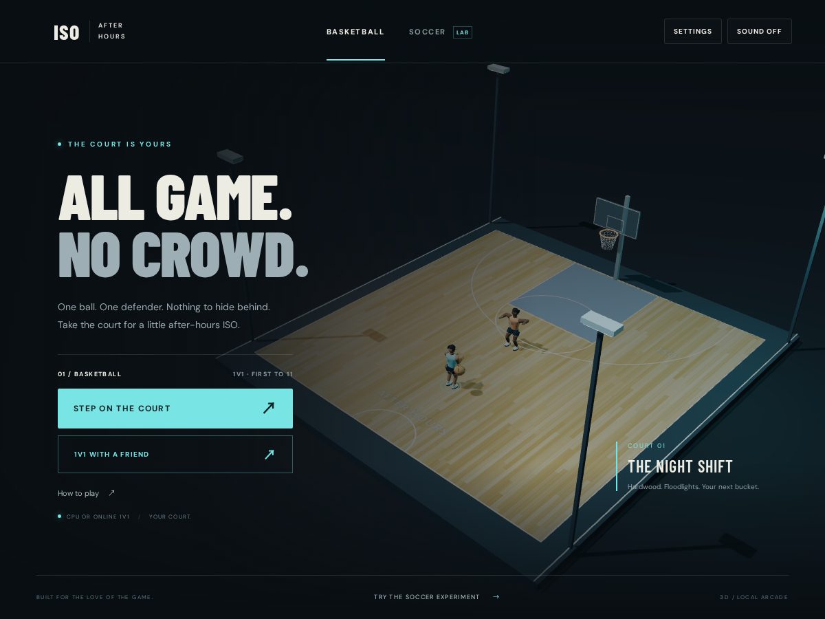 Landing-page snapshot of iso-after-hours.site