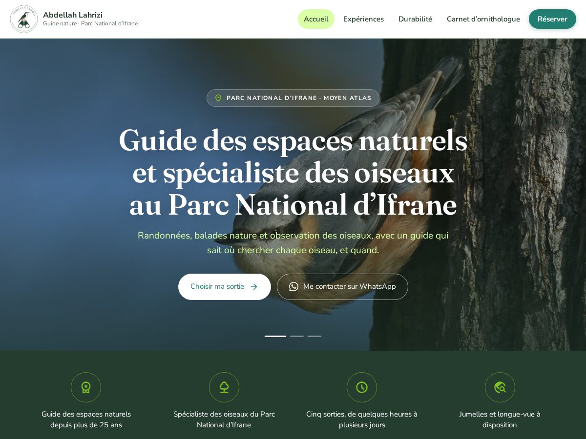 Landing-page snapshot of lahrizi-guide-ifrane.com