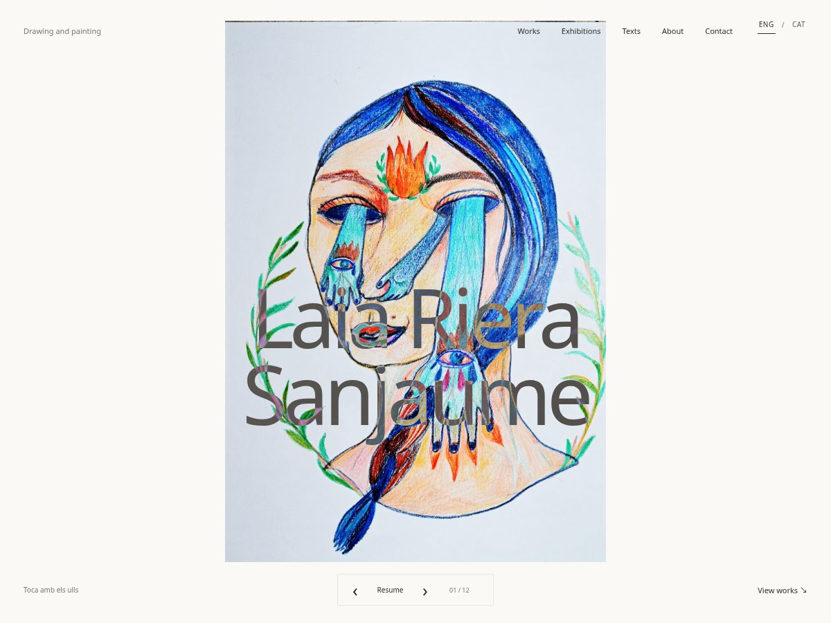 Landing-page snapshot of laiarierasanjaume.com