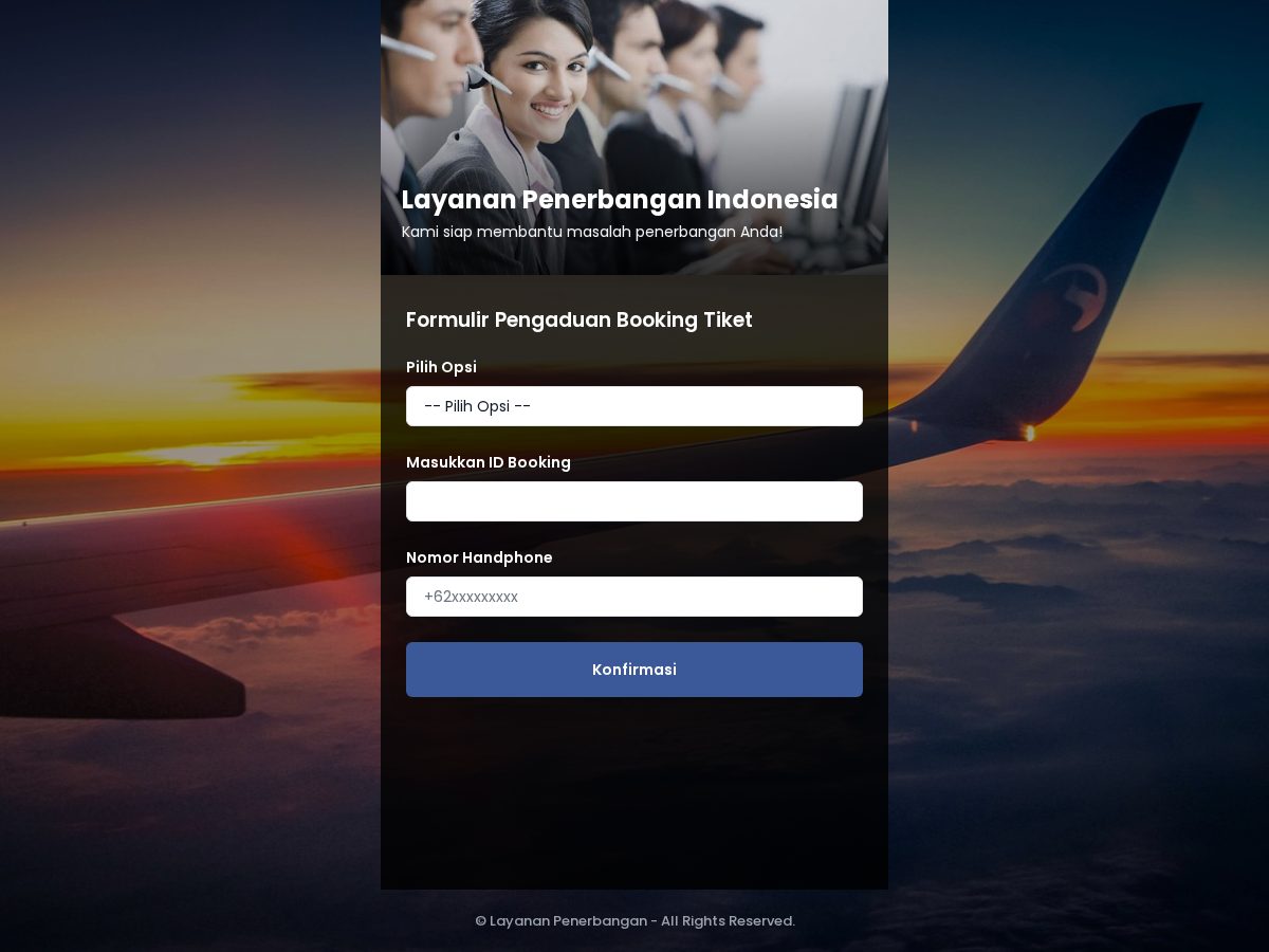 Landing-page snapshot of penerbanganmaskapaii.com