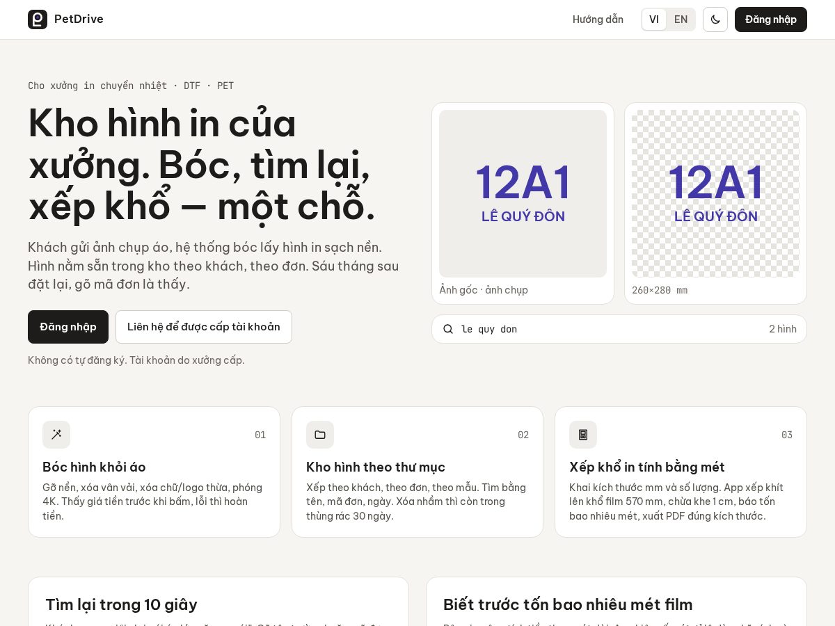 Landing-page snapshot of petdrive.net