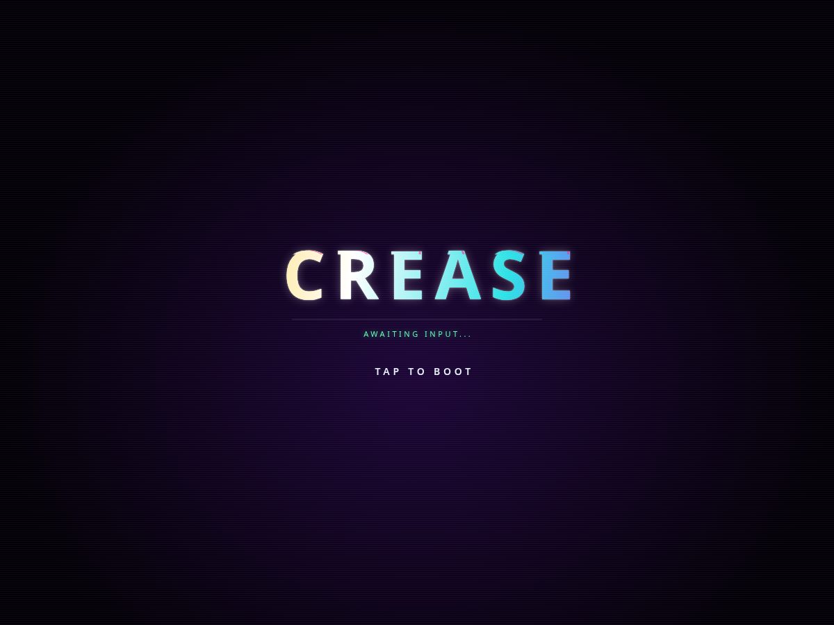 Landing-page snapshot of playcrease.app
