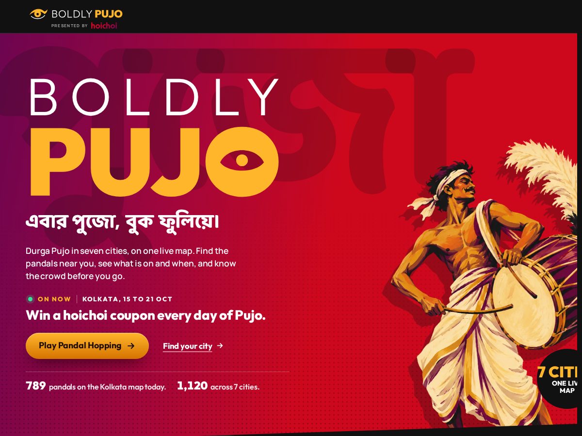 Landing-page snapshot of boldlypujo.com