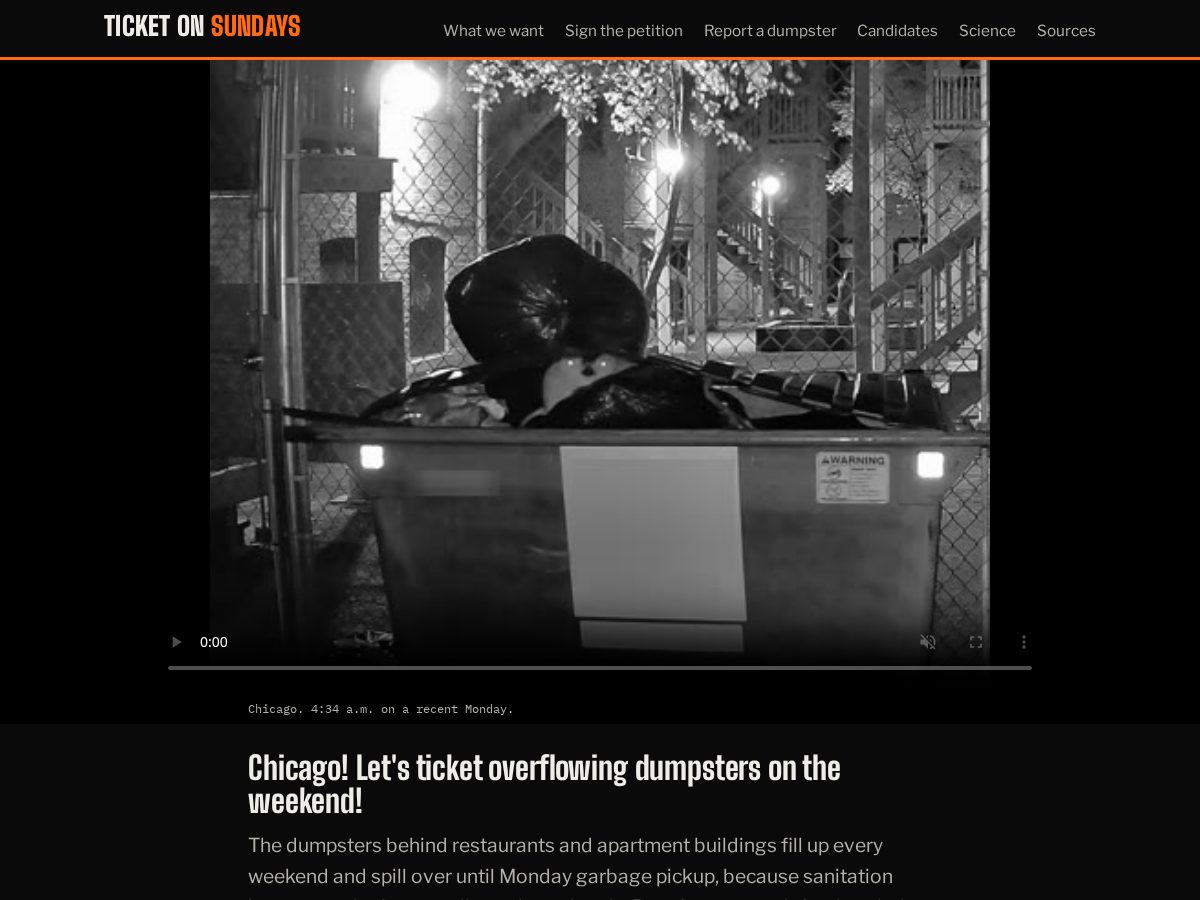 Landing-page snapshot of closethebuffet.org